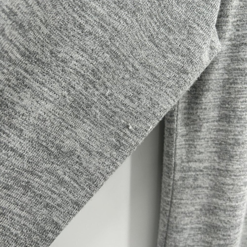 Rd Style Basic Heather Gray Long Sleeve Split Bac… - image 5